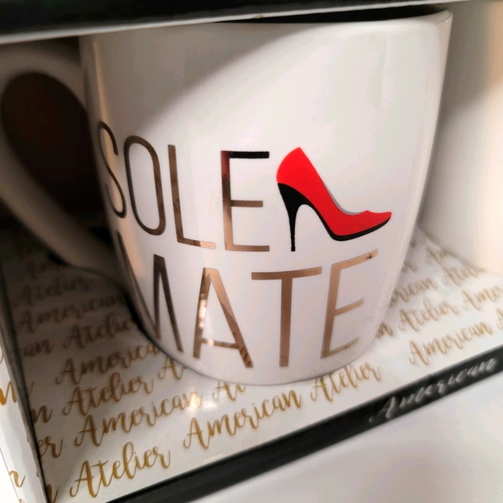 American Atelier Mugs Sole Mate Coffee Cup Set - Picture 4 of 6